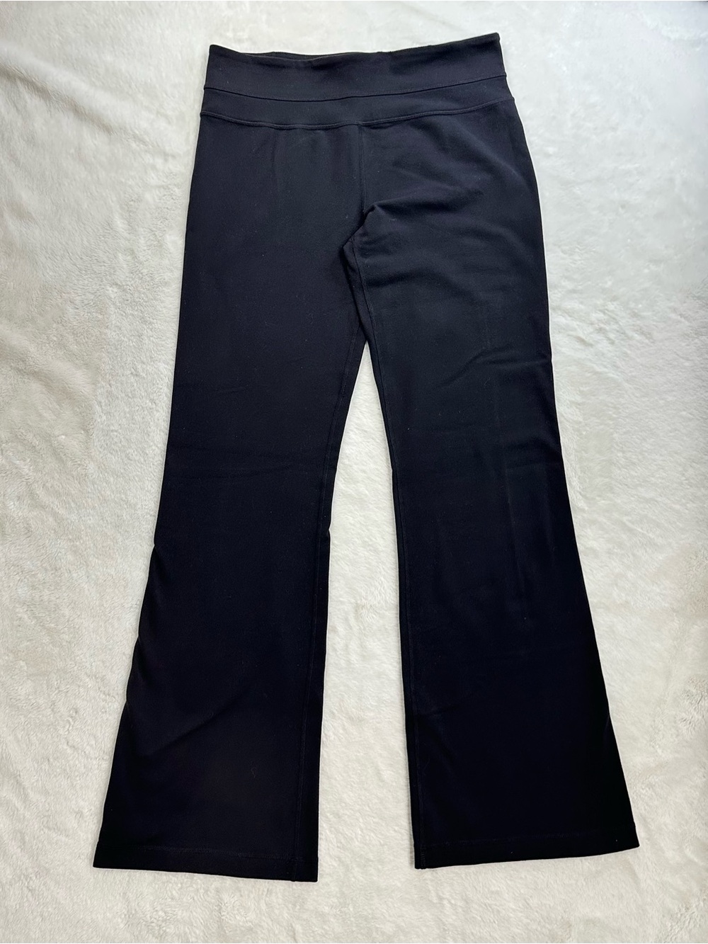 Lululemon Vintage Groove Pants Flared Luon Black Size 6